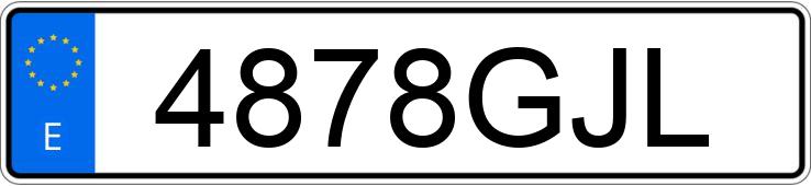 Numer rejestracyjny 4878GJL posiada SEAT IBIZA