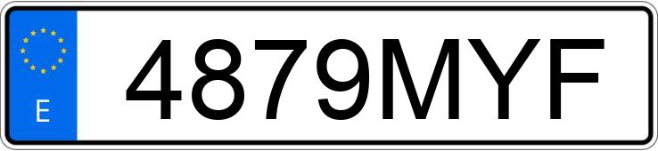 Numer rejestracyjny 4879MYF posiada MAN TGE