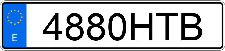 Numer rejestracyjny 4880HTB posiada AUDI A4 Numer rejestracyjny 4880HTB posiada AUDI A4