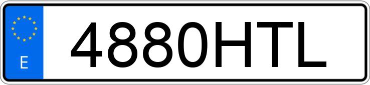 Numer rejestracyjny 4880HTL posiada HYUNDAI I20