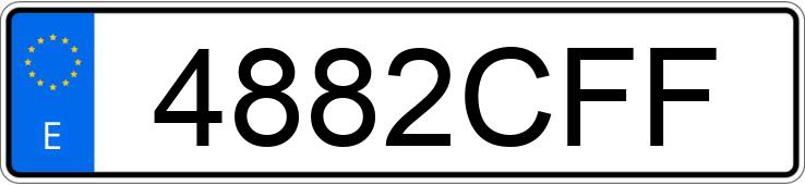 Numer rejestracyjny 4882CFF posiada SEAT LEON Numer rejestracyjny 4882CFF posiada SEAT LEON