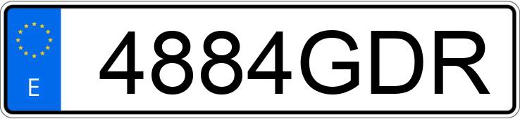 Numer rejestracyjny 4884GDR posiada PEUGEOT 308 Numer rejestracyjny 4884GDR posiada PEUGEOT 308