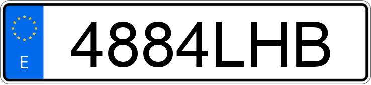 Numer rejestracyjny 4884LHB posiada SEAT LEON Numer rejestracyjny 4884LHB posiada SEAT LEON