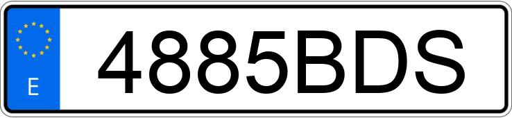 Numer rejestracyjny 4885BDS posiada NISSAN PATROL