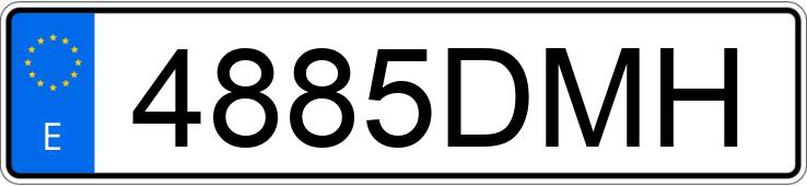 Numer rejestracyjny 4885DMH posiada SEAT LEON