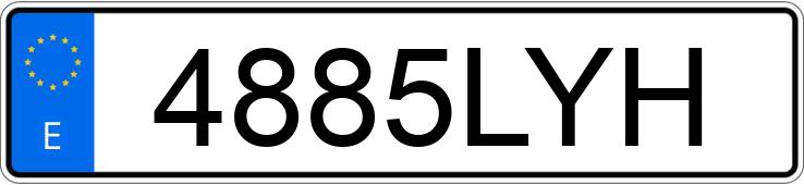 Numer rejestracyjny 4885LYH posiada AUDI Q5