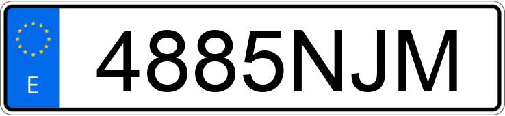 Numer rejestracyjny 4885NJM posiada IVECO DAILY