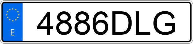 Numer rejestracyjny 4886DLG posiada RENAULT MEGANE