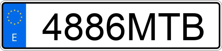 Numer rejestracyjny 4886MTB posiada CUPRA LEON Numer rejestracyjny 4886MTB posiada CUPRA LEON