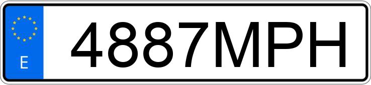 Numer rejestracyjny 4887MPH posiada VOLVO S90