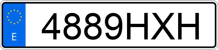 Numer rejestracyjny 4889HXH posiada FORD FOCUS