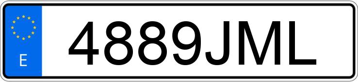 Numer rejestracyjny 4889JML posiada MERCEDES S (222)