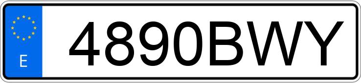 Numer rejestracyjny 4890BWY posiada SEAT LEON Numer rejestracyjny 4890BWY posiada SEAT LEON