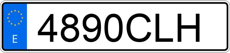 Numer rejestracyjny 4890CLH posiada AUDI A4