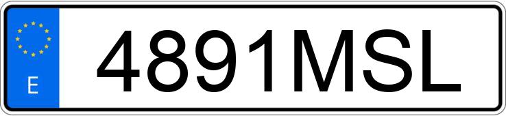 Numer rejestracyjny 4891MSL posiada KIA NIRO