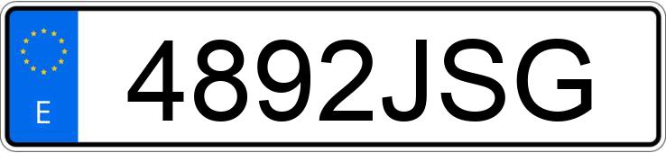Numer rejestracyjny 4892JSG posiada RENAULT CLIO