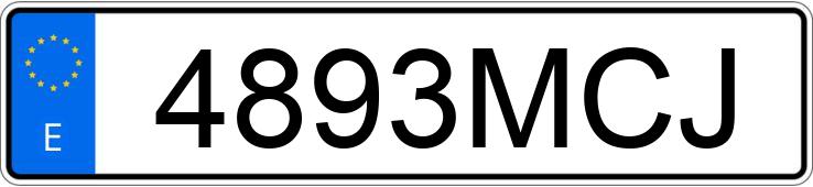 Numer rejestracyjny 4893MCJ posiada MERCEDES GLC (253) Numer rejestracyjny 4893MCJ posiada MERCEDES GLC (253)