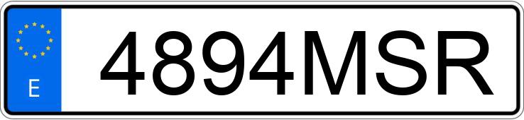 Numer rejestracyjny 4894MSR posiada PEUGEOT 3008 Numer rejestracyjny 4894MSR posiada PEUGEOT 3008