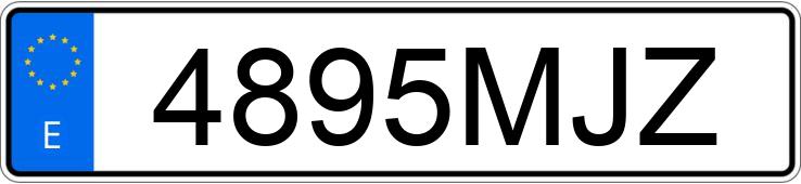 Numer rejestracyjny 4895MJZ posiada HONDA CRF 300