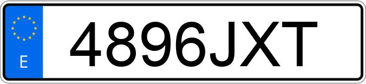 Numer rejestracyjny 4896JXT posiada HYUNDAI I10