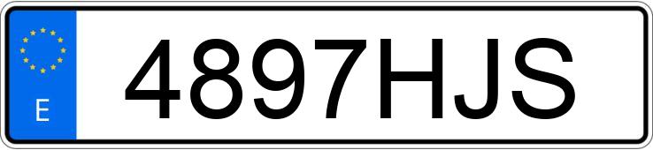 Numer rejestracyjny 4897HJS posiada PEUGEOT 508