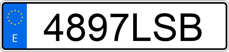 Numer rejestracyjny 4897LSB posiada BMW X4 Numer rejestracyjny 4897LSB posiada BMW X4