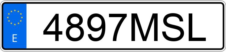 Numer rejestracyjny 4897MSL posiada KIA NIRO 1.6 HEV DRIVE