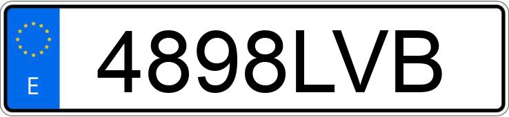 Numer rejestracyjny 4898LVB posiada MAZDA CX-30