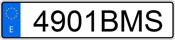 Numer rejestracyjny 4901BMS posiada SEAT CORDOBA