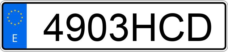 Numer rejestracyjny 4903HCD posiada HONDA CR-V