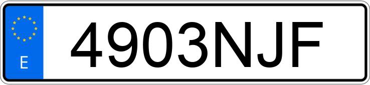 Numer rejestracyjny 4903NJF posiada MINI MINI