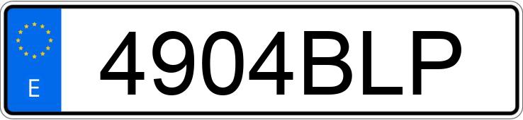 Numer rejestracyjny 4904BLP posiada SEAT LEON Numer rejestracyjny 4904BLP posiada SEAT LEON