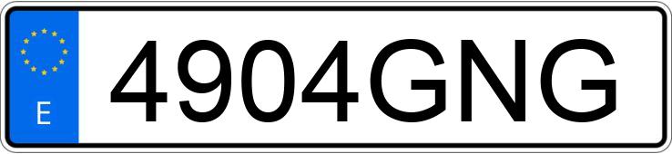 Numer rejestracyjny 4904GNG posiada DODGE JOURNEY Numer rejestracyjny 4904GNG posiada DODGE JOURNEY