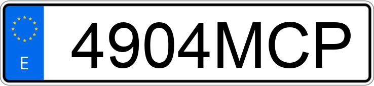 Numer rejestracyjny 4904MCP posiada JEEP RENEGADE