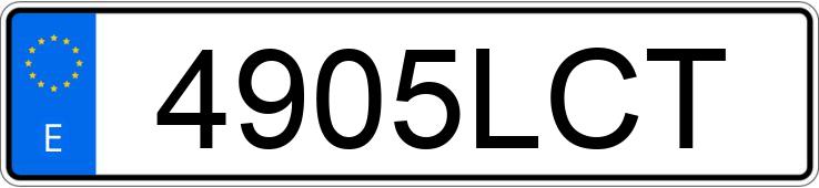 Numer rejestracyjny 4905LCT posiada MERCEDES X (470)