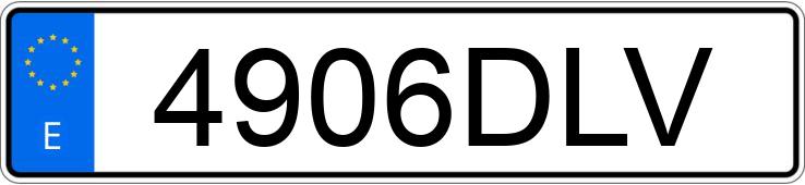 Numer rejestracyjny 4906DLV posiada MERCEDES VANEO