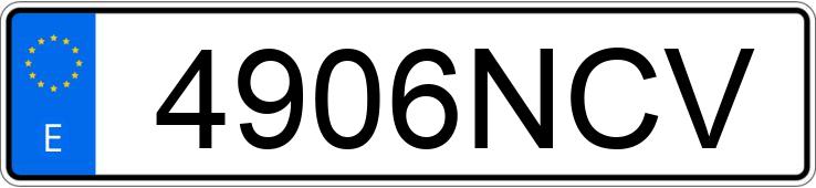 Numer rejestracyjny 4906NCV posiada FORD PUMA