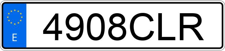 Numer rejestracyjny 4908CLR posiada NISSAN ALMERA Numer rejestracyjny 4908CLR posiada NISSAN ALMERA