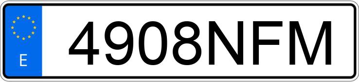 Numer rejestracyjny 4908NFM posiada FORD PUMA Numer rejestracyjny 4908NFM posiada FORD PUMA