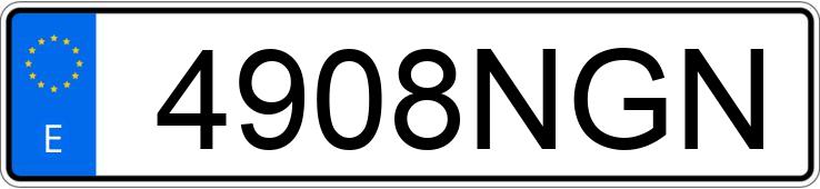 Numer rejestracyjny 4908NGN posiada SEAT LEON Numer rejestracyjny 4908NGN posiada SEAT LEON