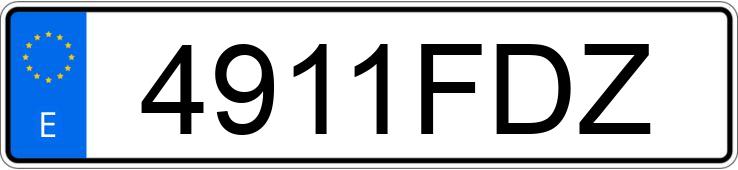 Numer rejestracyjny 4911FDZ posiada MITSUBISHI COLT