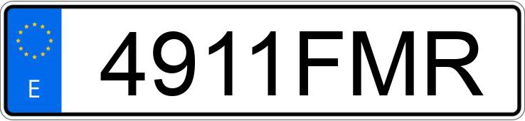 Numer rejestracyjny 4911FMR posiada RENAULT SCENIC