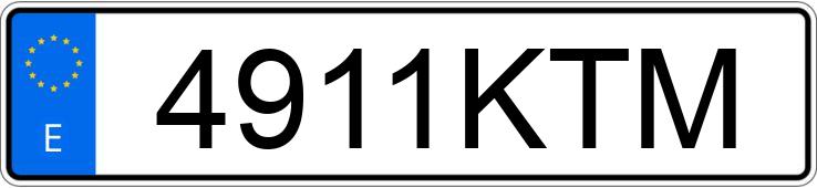 Numer rejestracyjny 4911KTM posiada CITROEN C3