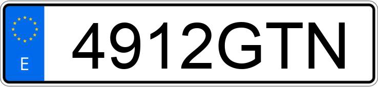 Numer rejestracyjny 4912GTN posiada TOYOTA AVENSIS Numer rejestracyjny 4912GTN posiada TOYOTA AVENSIS