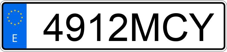 Numer rejestracyjny 4912MCY posiada KIA E-NIRO Numer rejestracyjny 4912MCY posiada KIA E-NIRO