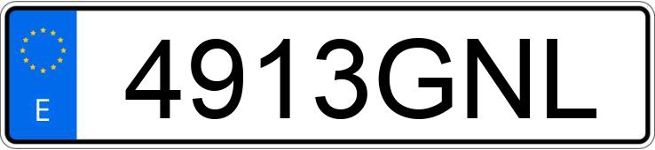 Numer rejestracyjny 4913GNL posiada OPEL ASTRA