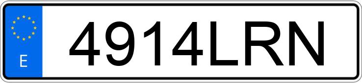 Numer rejestracyjny 4914LRN posiada VOLKSWAGEN TOUAREG