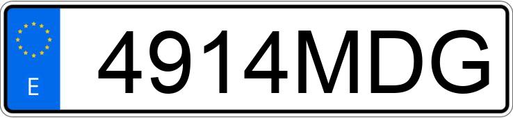 Numer rejestracyjny 4914MDG posiada AUDI A6