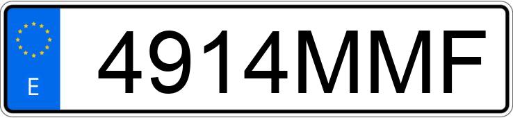Numer rejestracyjny 4914MMF posiada HYUNDAI I20