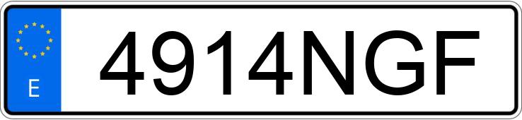 Numer rejestracyjny 4914NGF posiada VOLKSWAGEN GOLF Numer rejestracyjny 4914NGF posiada VOLKSWAGEN GOLF